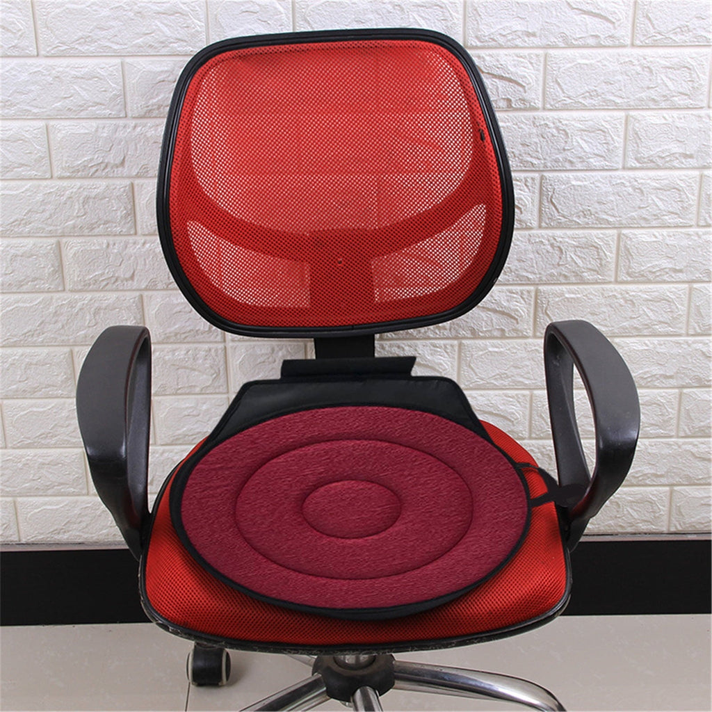 SRstrat 360° Rotating Seat Cushion Degree Swivel Seat Cushion,Car Seat Rotating Revolving Cushion Memory Swivel Foam Mobility Aid Seat Chair Assist for Elderly, Swivel Seat Cushion for Car