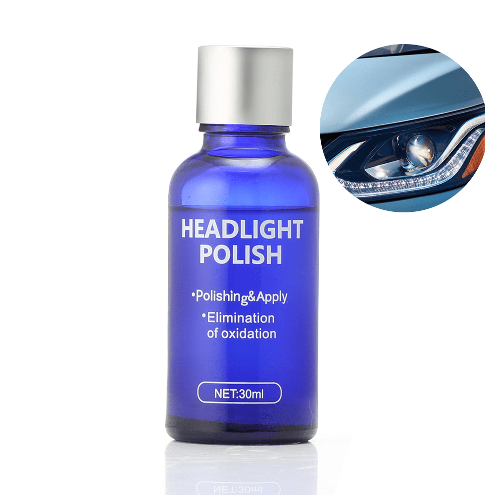 Car Headlight Lens Restoration Fluid Repair Kit Plastic Light Polish Cleaner USA US