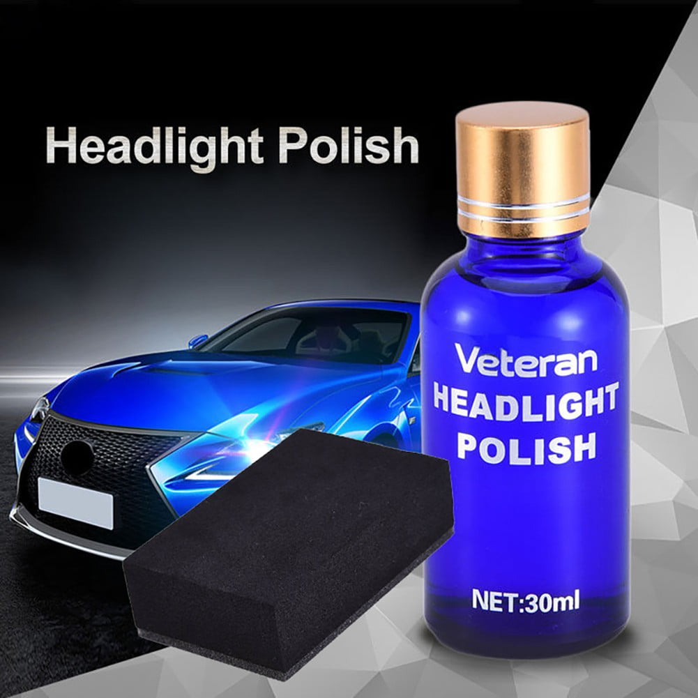 Car Headlight Lens Restoration System Repair Kit Plastic Light Polish Cleaner US