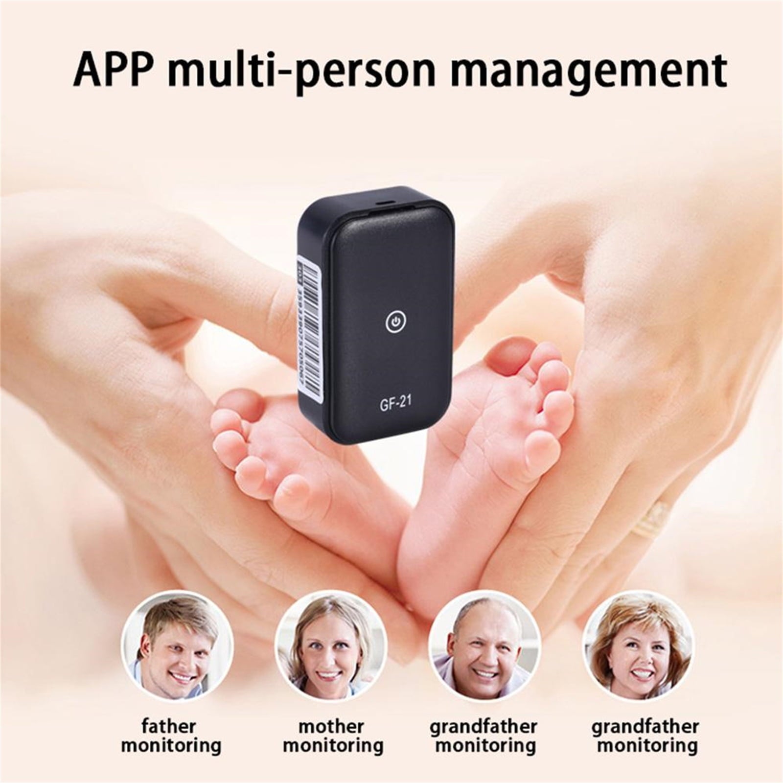 GF21 Mini GPS Car Tracker App Anti-Lost Device Voice Control Recording Locator Car Vehicle GPS Tracker High-definition Microphone WIFI+LBS+GPS
