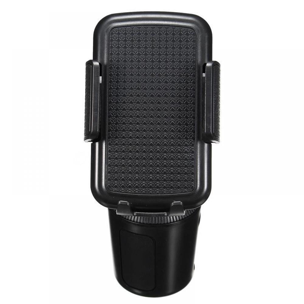 360 Degree Rotatable Adjustable Weather Cup Holder Car Mount Tech Holder for Cell Phone,Black