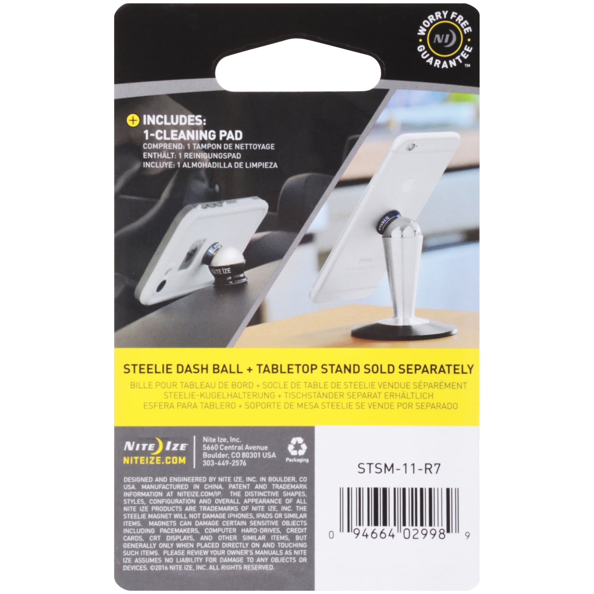 Nite Ize® Steelie® Magnetic Phone Socket