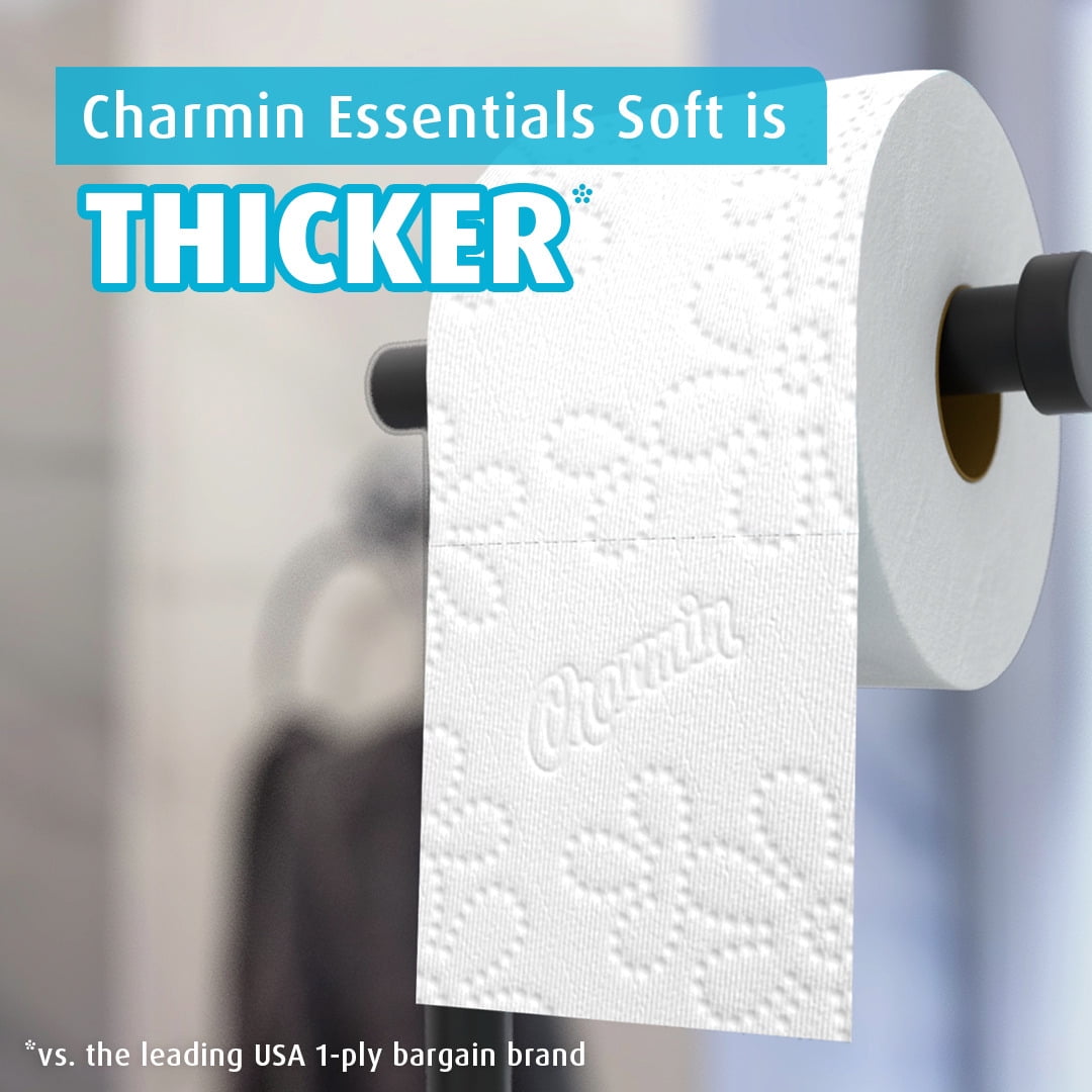 Charmin Essentials Soft Toilet Paper, 6 Mega Rolls