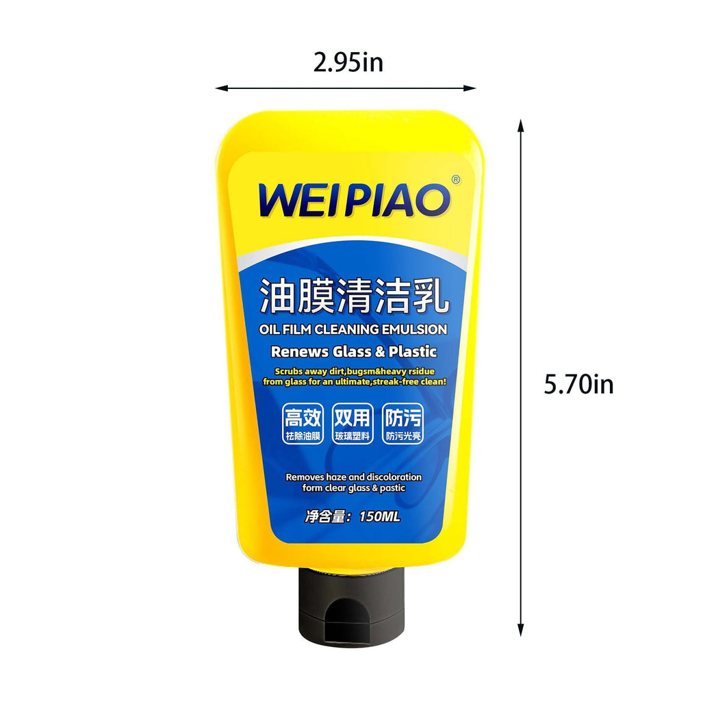 Tiitstoy Automotive Oil Film Cleaning Emulsion Windshield Oil Film Stains Wiper Oil Film Cleaner Yellow