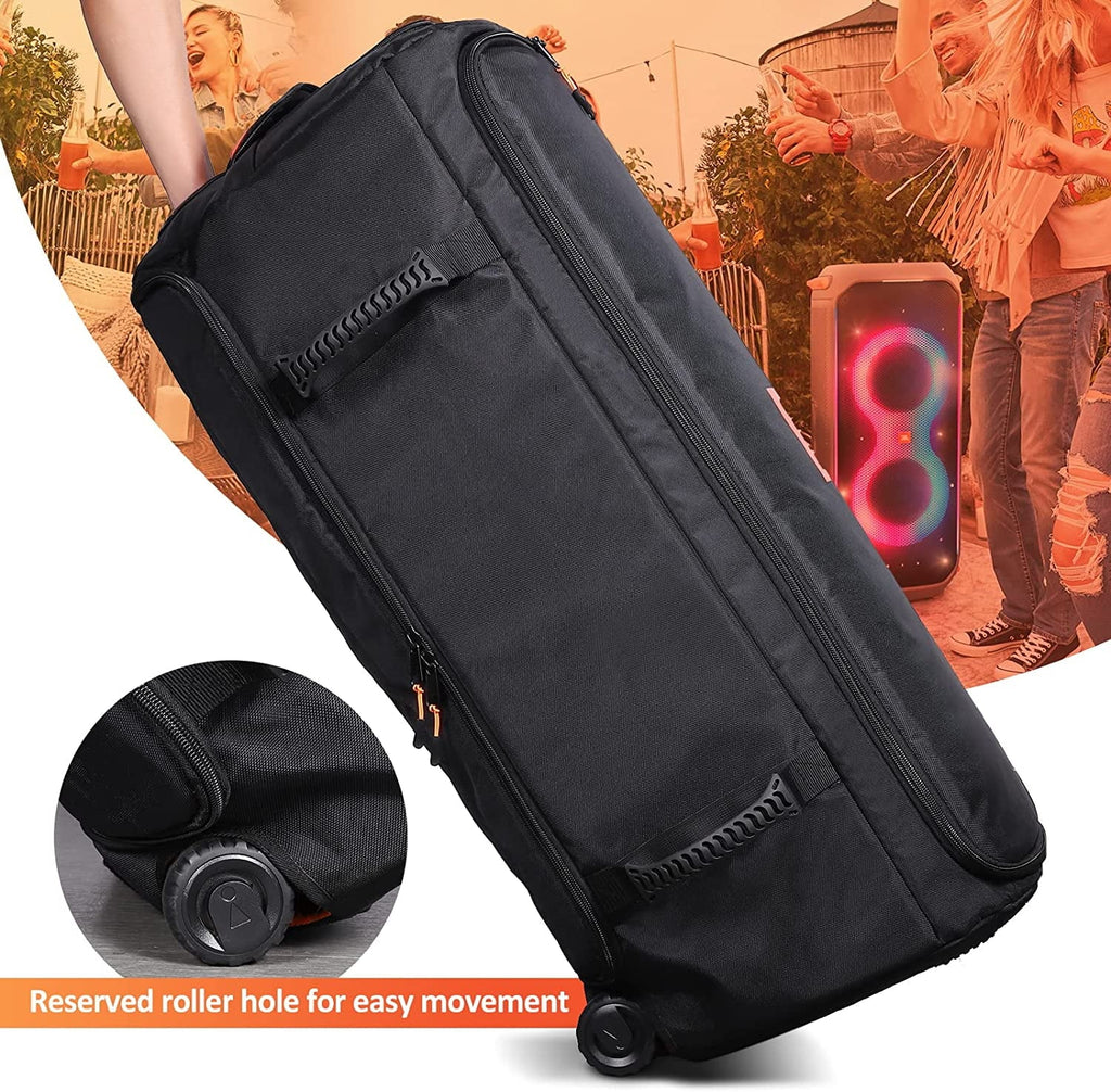 Speaker Bag Rugged Speaker Bag Carry Case Compatible with JBL Party Box Series, Portable Speaker Carry Tote Bag Backpack (for JBL Partybox 710 Bag)