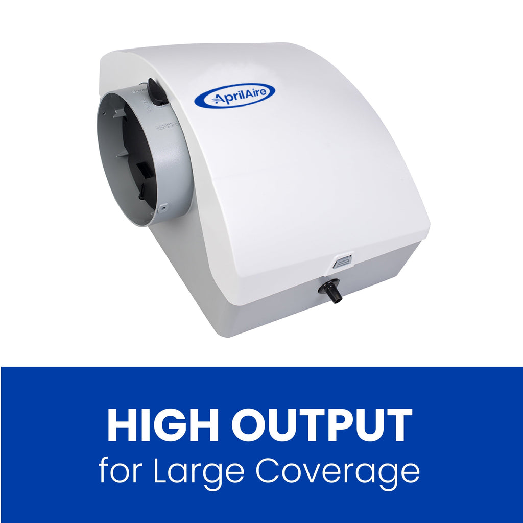 AprilAire 600M Whole-House Humidifier - Manual - Large Capacity Water Saver Furnace Humidifier for Homes up to 4,000 Sq. Ft.