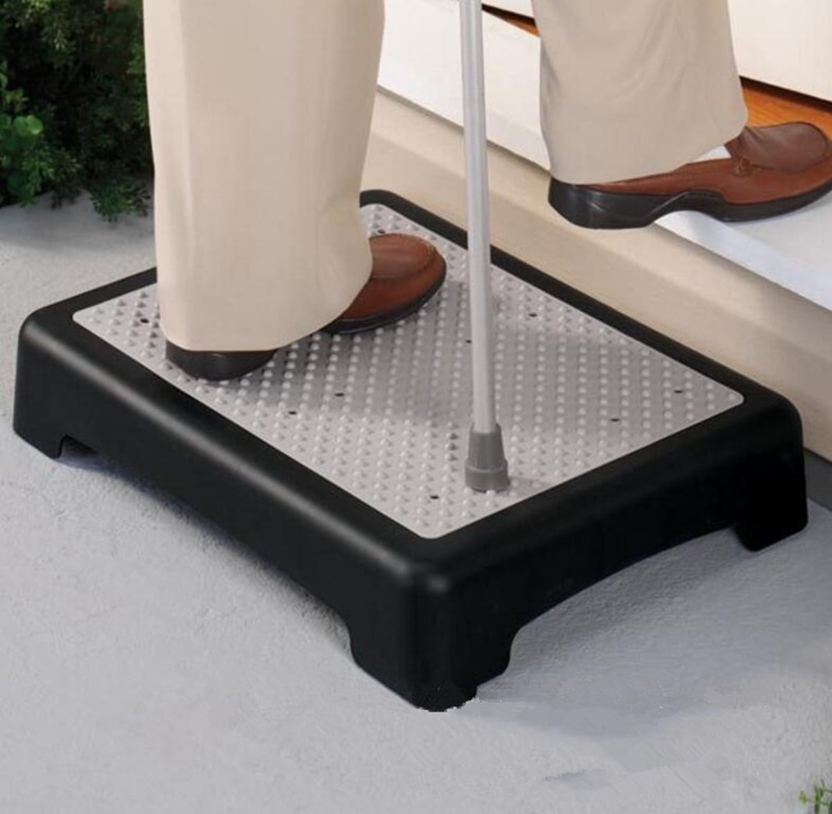 uyoyous 19.7" Wide Platform Safety Half Step – Indoor and Outdoor Mobility Aid for Vehicle, Bedside and Stair Safety