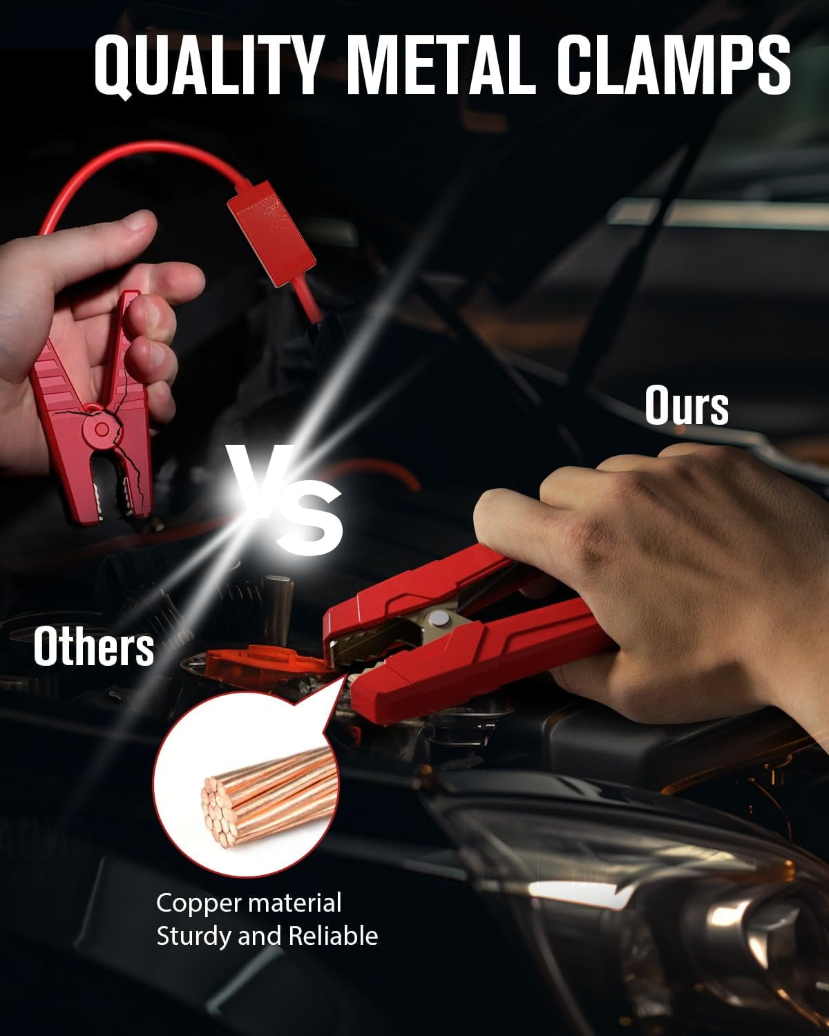 GOOLOO Car Jump Starter,4000A Peak 12V Battery Jumper Pack for All Gas and Up to 10.0L Diesel Engine,SuperSafe Lithium Portable Jump Box Battery Booster Box with USB Quick Charge and Type C Port