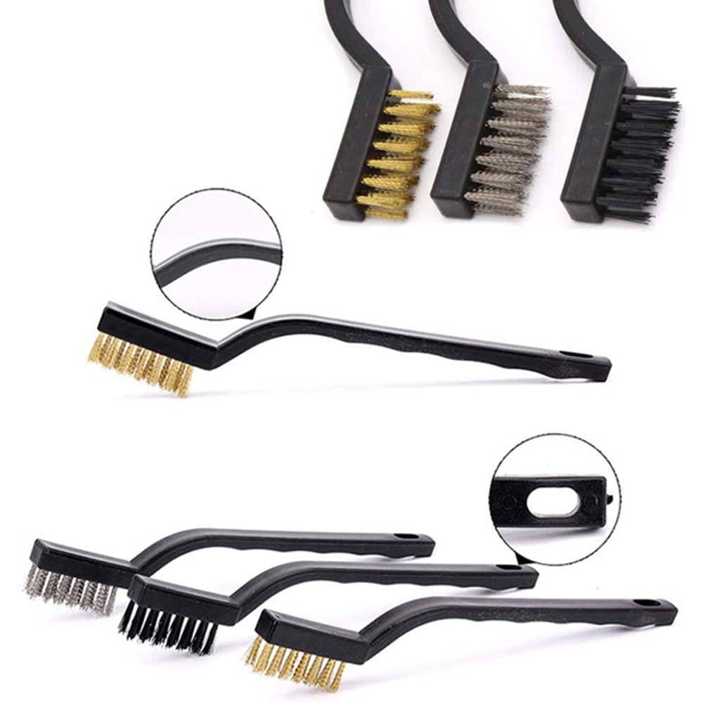 25Pack Car Detailing Brush Hair Automotive Detail Brushes Kit for Cleaning Car Interior Exterior
