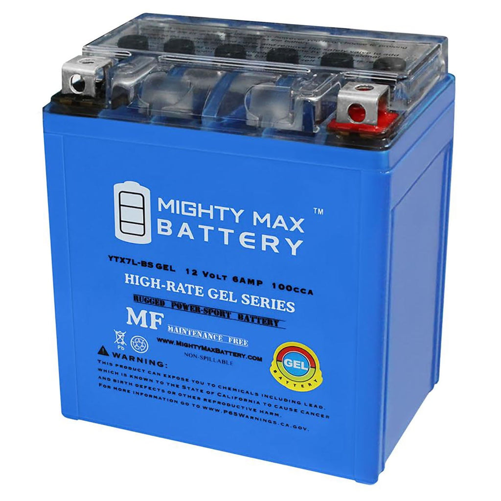12V 6AH 100CCA Battery for Dirt Bike Quads ATV Scooter