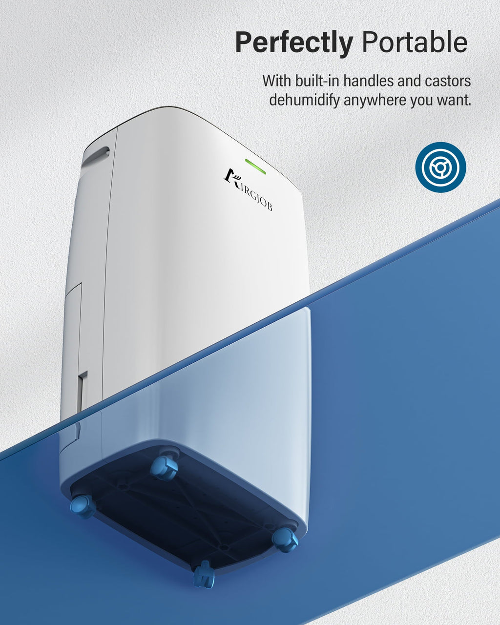 Dehumidifier 32 Pint for 2000 Sq. Ft, Auto Continuous Drain Remove Moisture, Quiet Dehumidifier With Child Lock for Bathroom Basements and Large Room