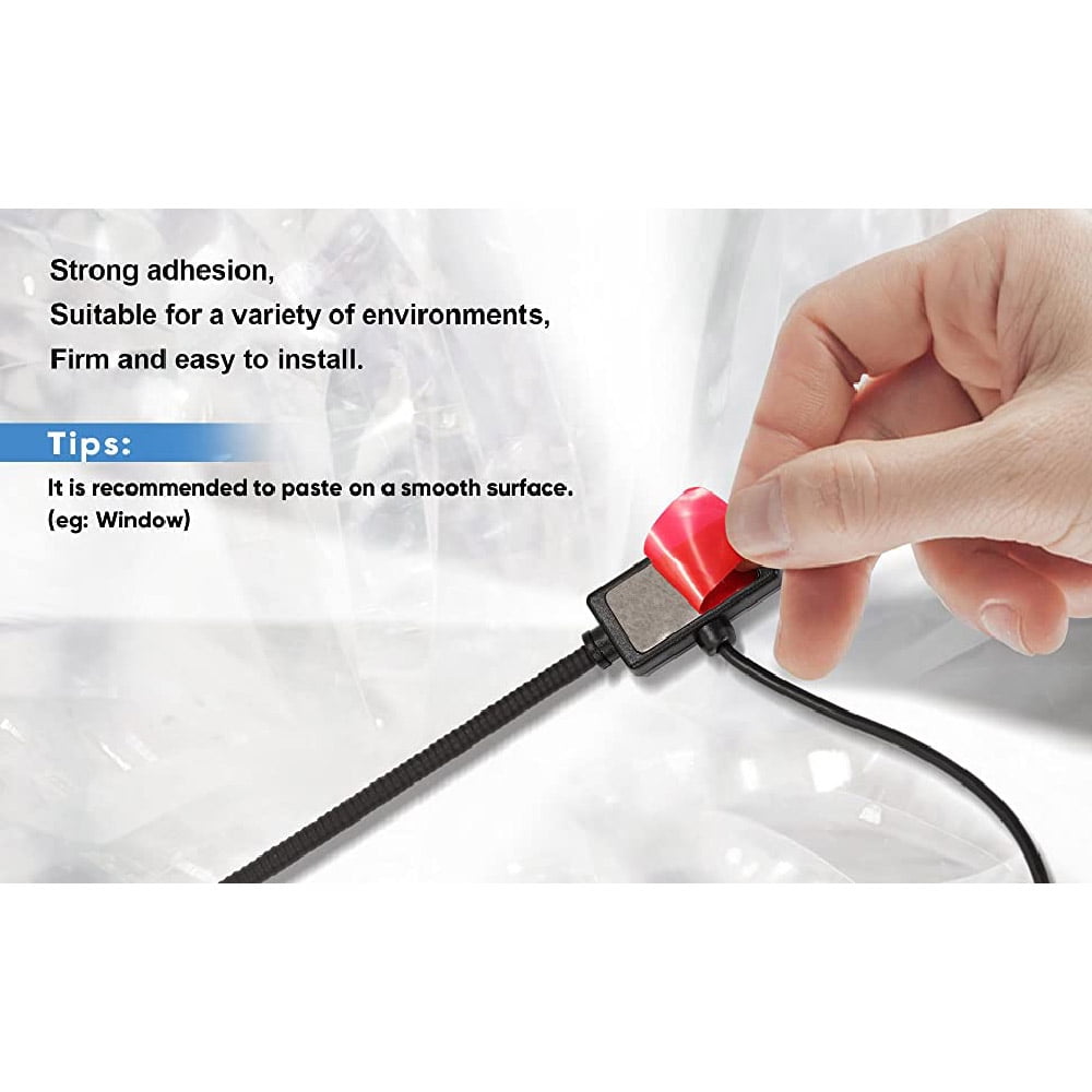Eightwood FM Radio Antenna FM Dipole Antenna 10ft/3m RG174 Coaxial F-Type Plug Connector