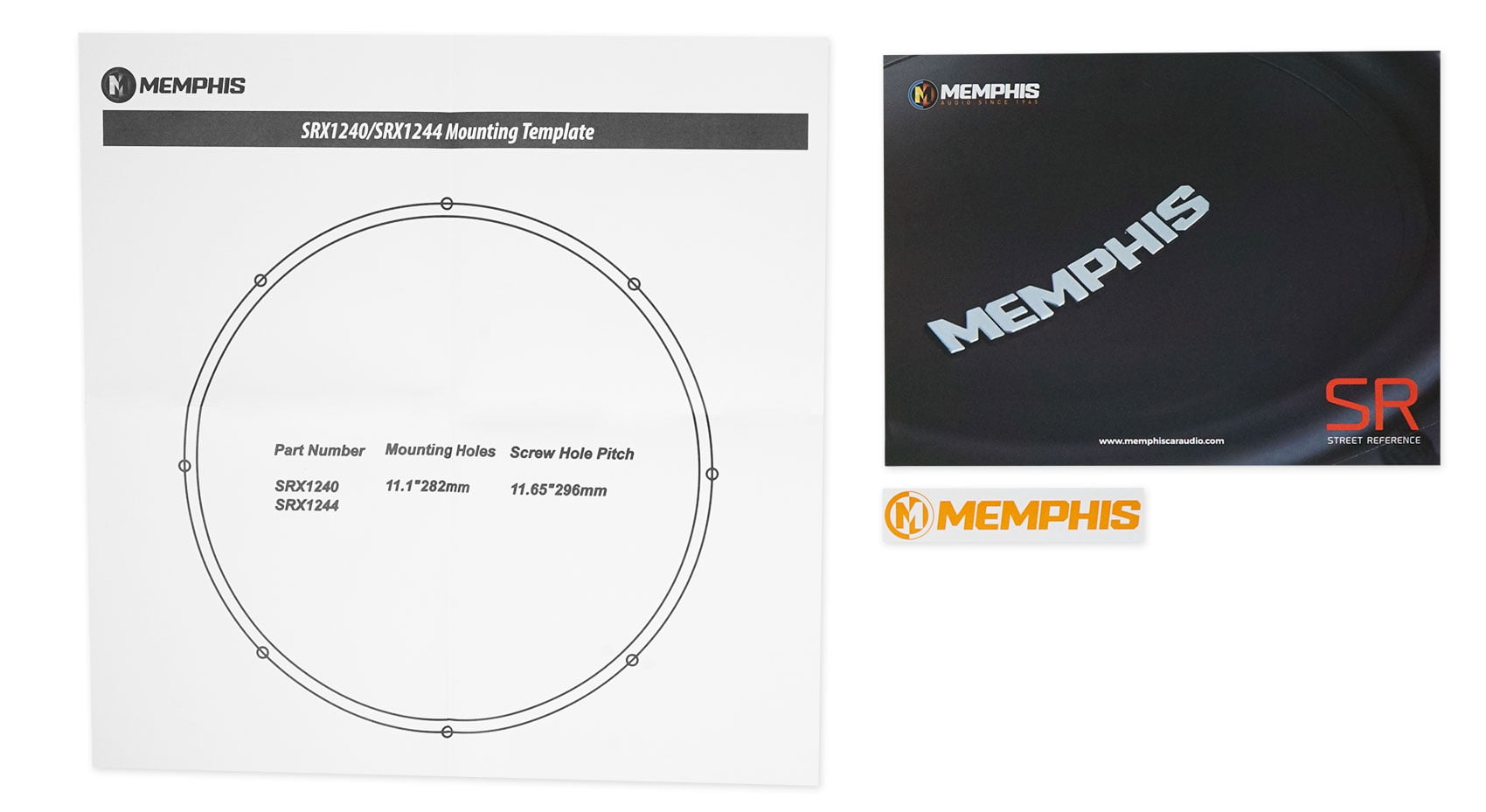 Memphis Audio 500w SRX1240 12" SRX Car Subwoofer Sub+Wireless EarBuds