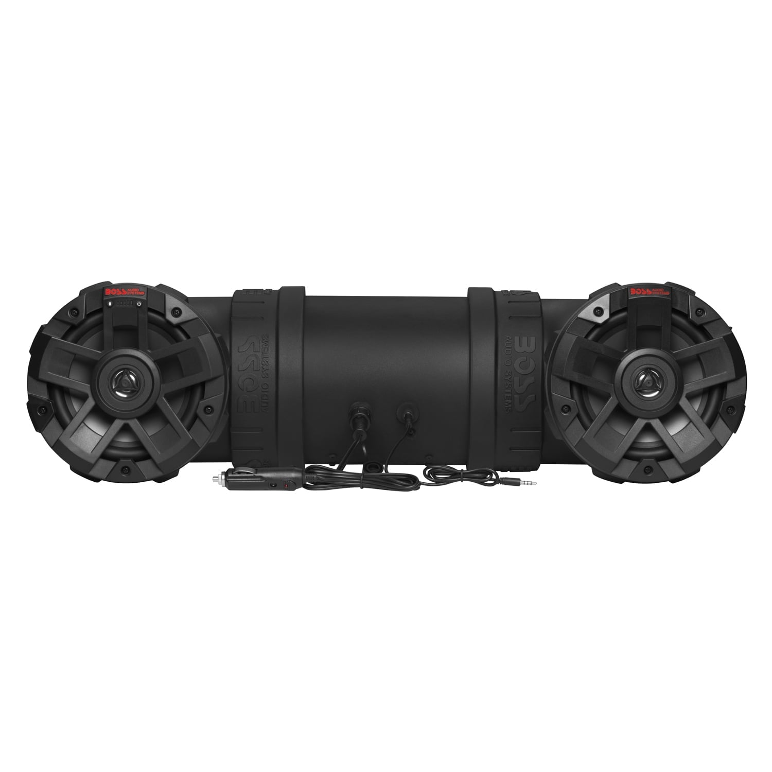 Restored BOSS Audio Systems ATV6.5B ATV UTV Weatherproof Sound System 6.5 Inch Speakers, 1 Inch Tweeters, Builtin Amplifier, Bluetooth, Easy Installation for 12V (Refurbished)