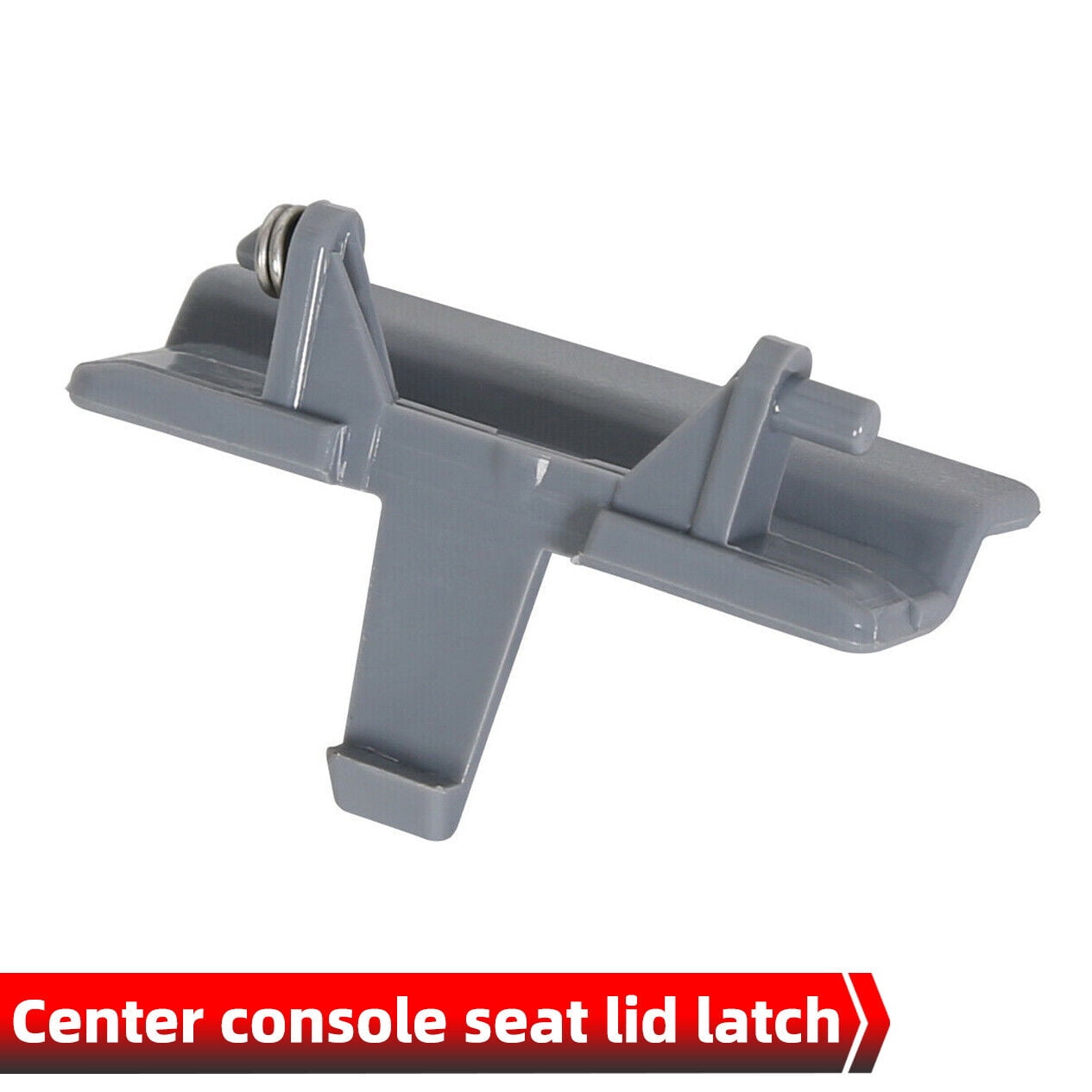 Kojem Center Console Jump Seat Lid Latch for 2010-2018 Ford F150 F-150 Replacement for BL34-18672A66 Gray
