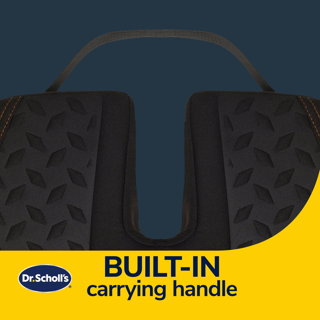 Dr. Scholl’s Black Max Support Copper-Infused Posterior Seat Cushion, 46200WDI, 2.82 lbs