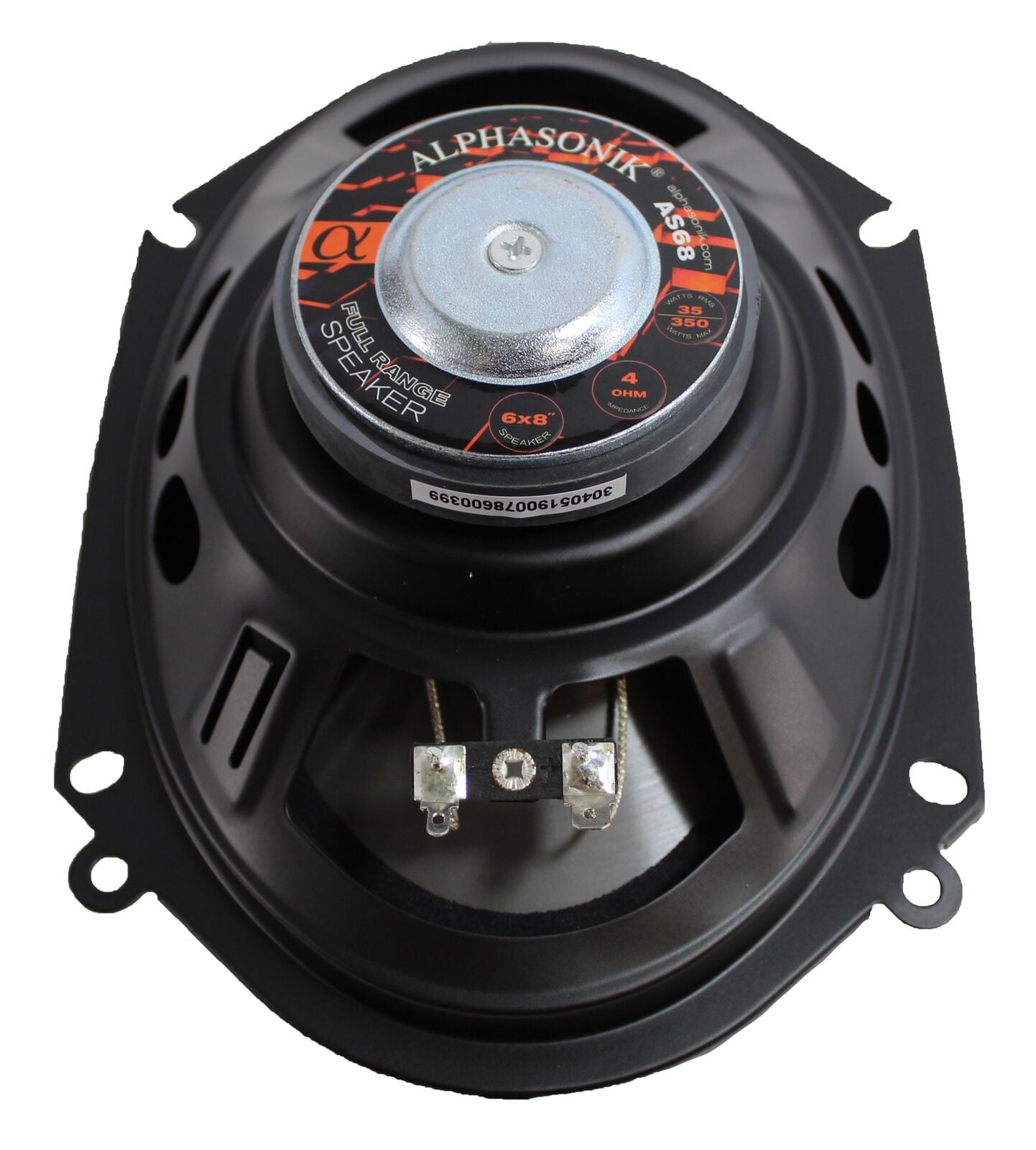 Two Pair of Alphasonik 6x8" 1400W 4 Ohm 3-Way Coaxial Speaker System AS268P