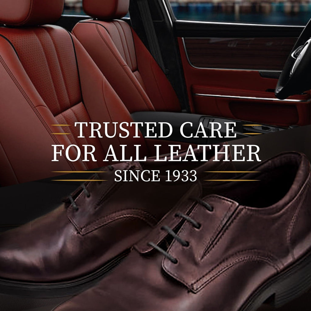 Lexol Complete 2-Step Leather Care Cleaner & Conditioner Kit with Applicator Sponges