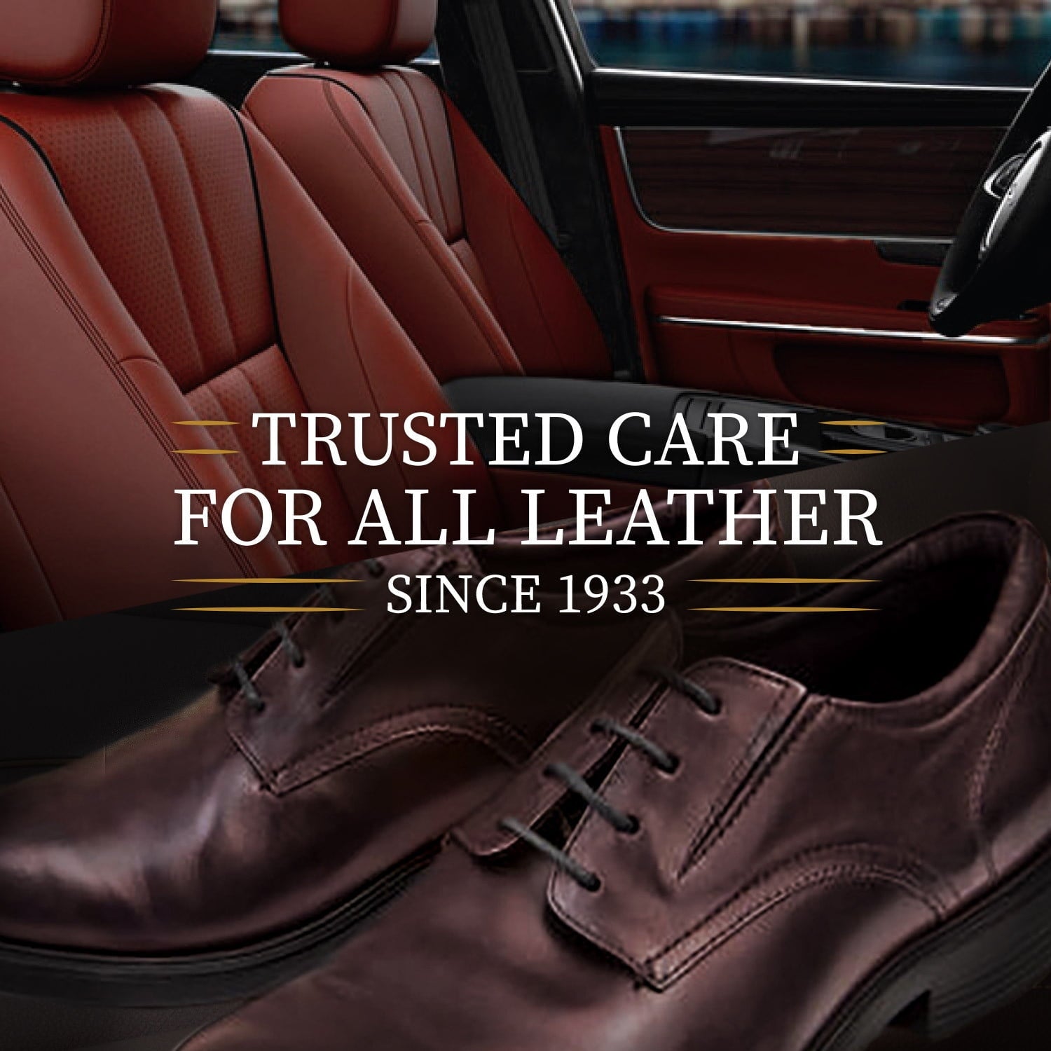 Lexol Complete 2-Step Leather Care Cleaner & Conditioner Kit with Applicator Sponges