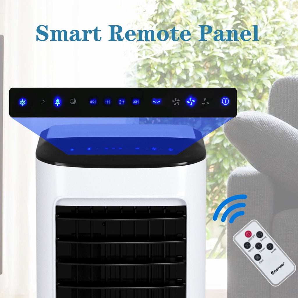 Costway Evaporative Portable Air Cooler Fan & Humidifier with Filter Remote Control