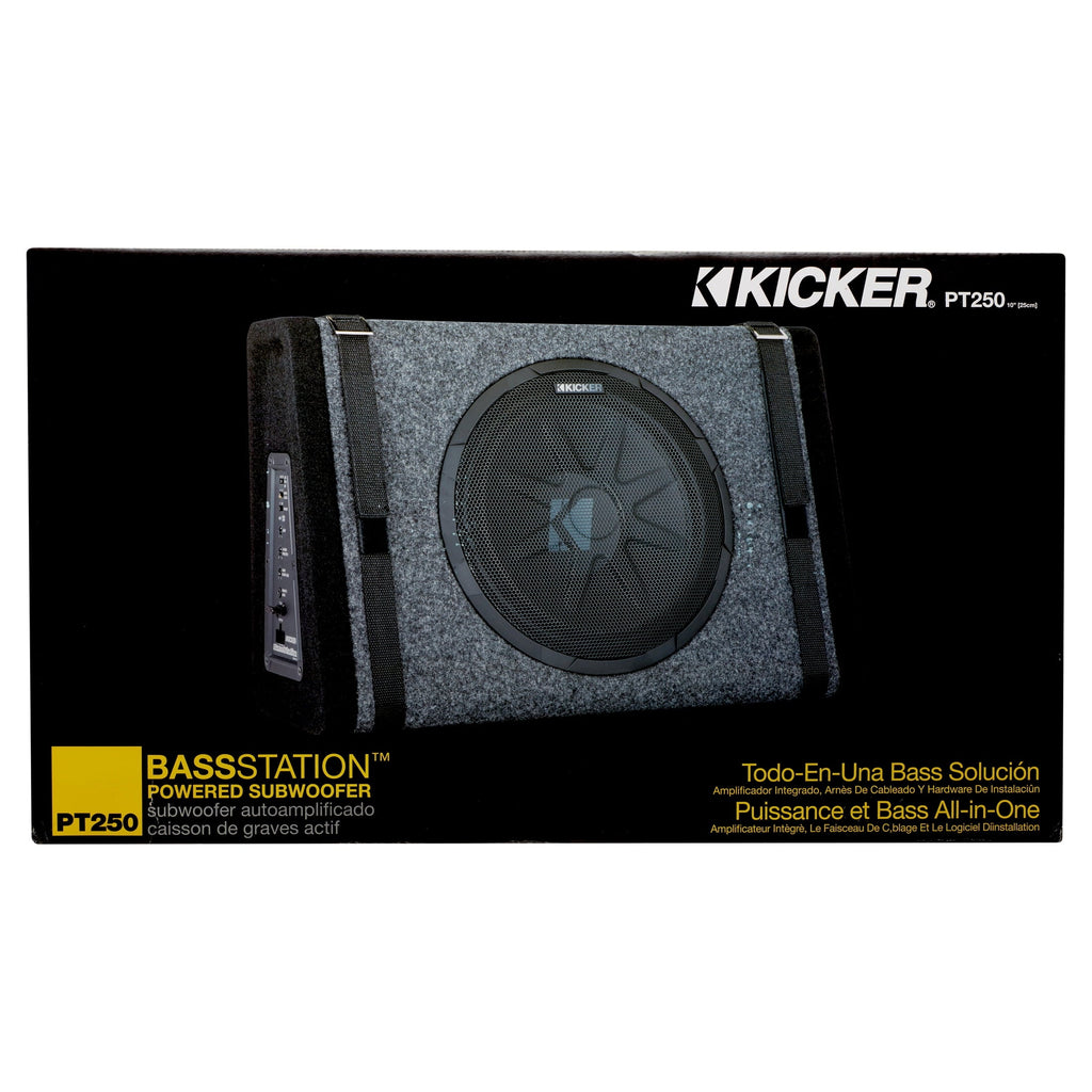 Kicker PT250 10" Subwoofer with Built-In 100W Amplifier