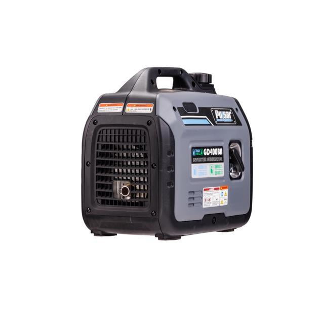 Pulsar Products GD400BN, 4000W Portable super-quiet Dual Fuel & Parallel Capability, CARB Compliant Inverter Generator, ultra-lightweight and RV Ready, 4000-Watt Gray