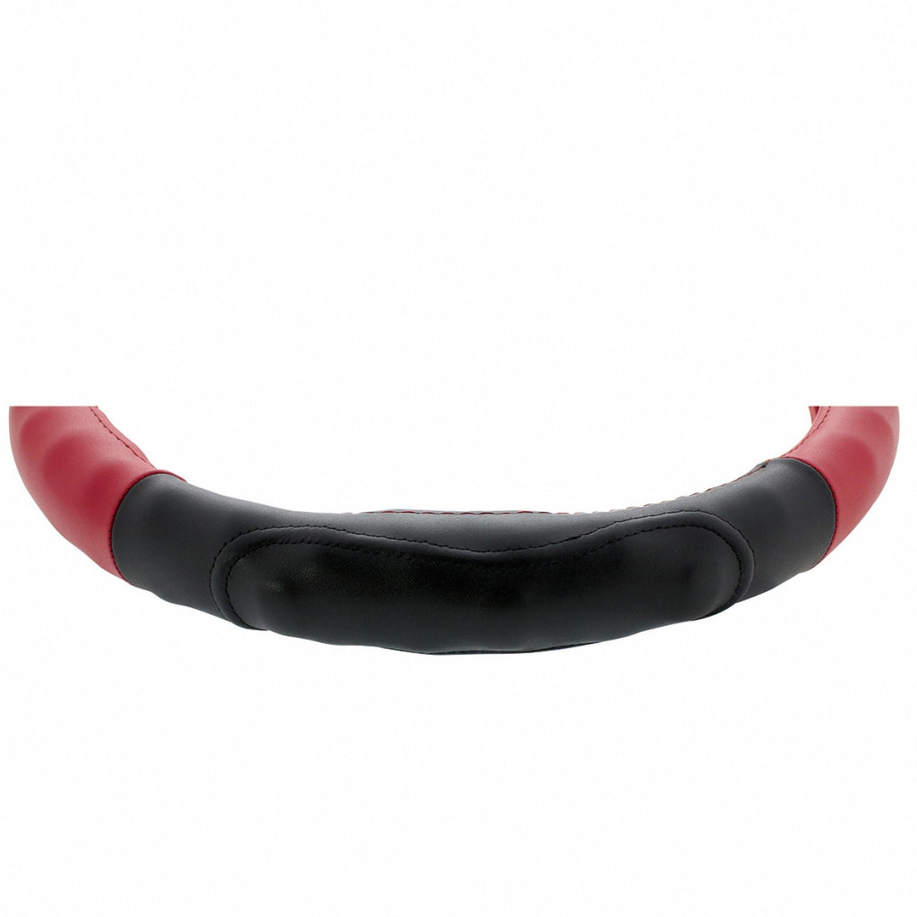 United Pacific 18 in Steering Wheel Cover - Black/Red 70406