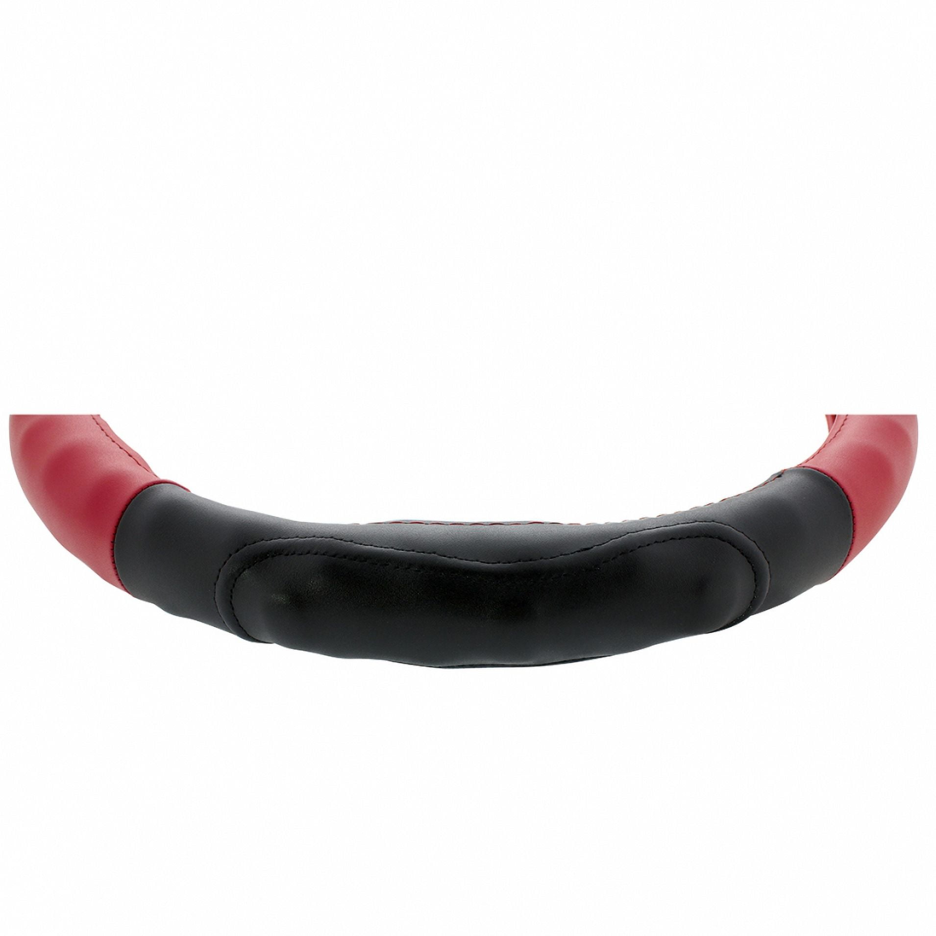 United Pacific 18 in Steering Wheel Cover - Black/Red 70406