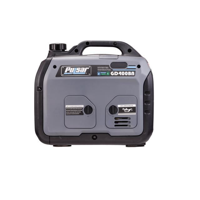 Pulsar Products GD400BN, 4000W Portable super-quiet Dual Fuel & Parallel Capability, CARB Compliant Inverter Generator, ultra-lightweight and RV Ready, 4000-Watt Gray