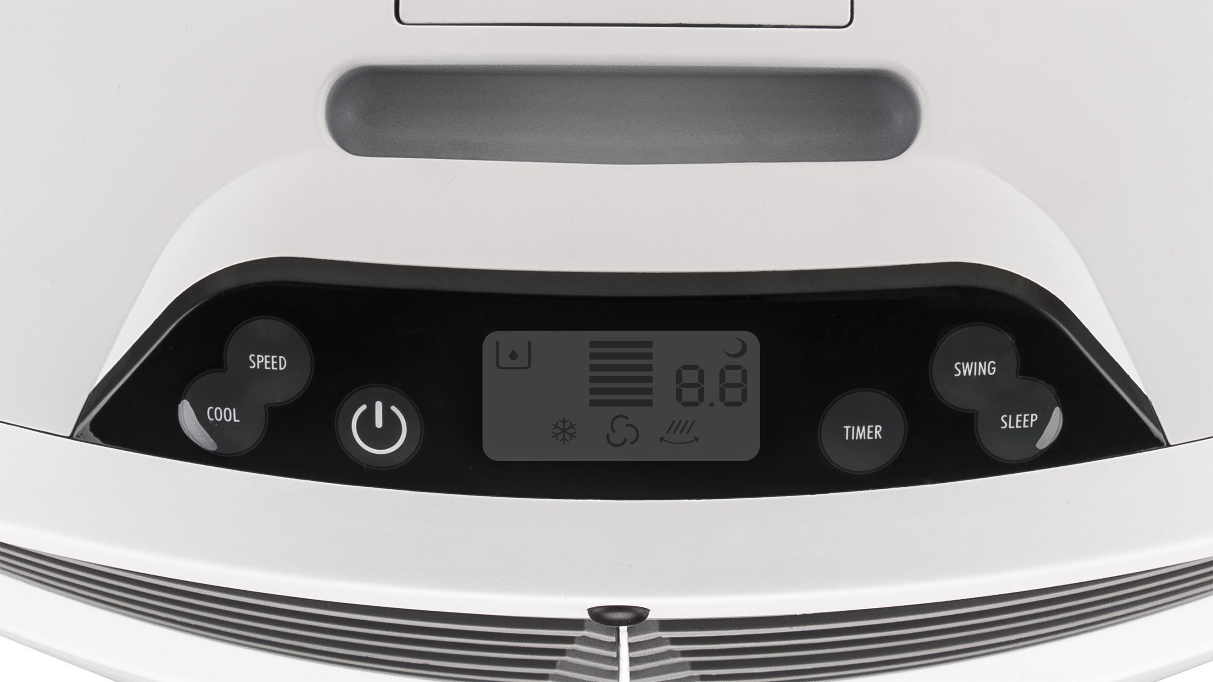 Honeywell 525-729CFM Portable Evaporative Cooler, Fan & Humidifier with Ice Compartment & Remote, CL30XCWW, White