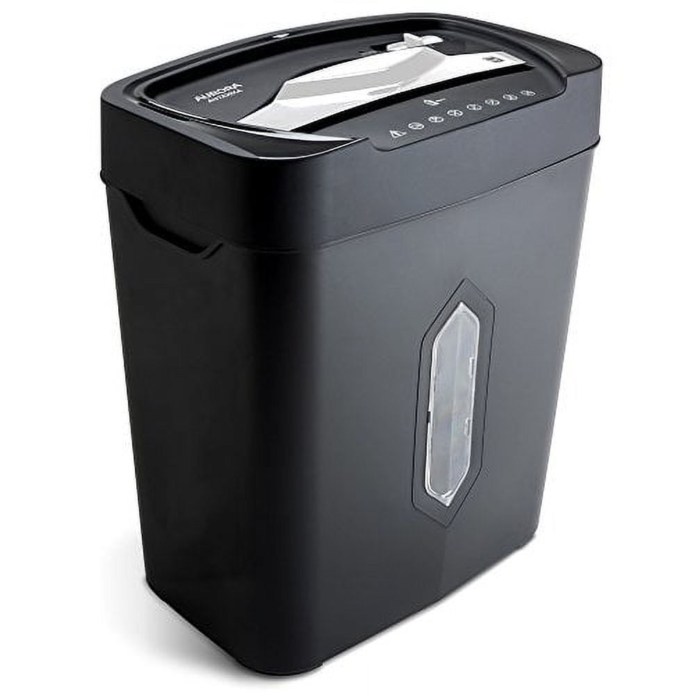 Aurora GB AU1230XA 12-Sheet Anti-Jam Crosscut Paper and Credit Card Shredder with 5.2-gallon Wastebasket