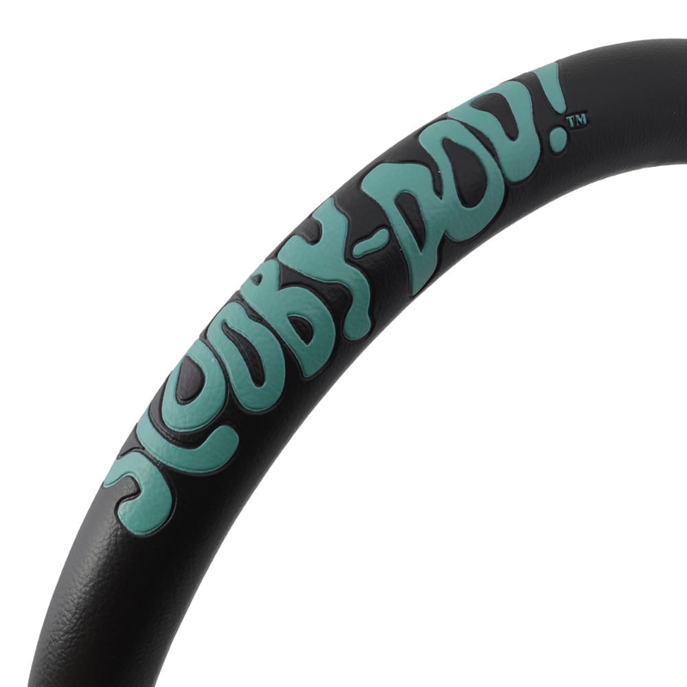 BDK WB Warner Brothers Scooby Doo Steering Wheel Cover for Standard Size Wheels (14.5-15.5") (Black)
