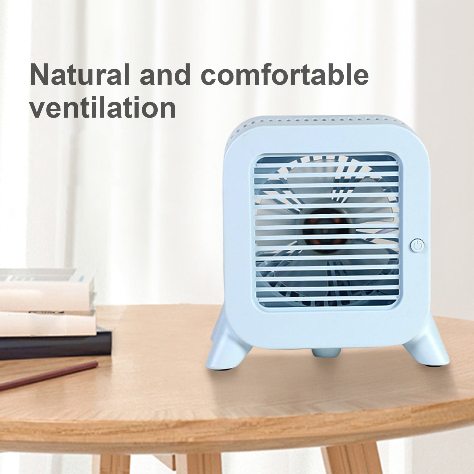 Portable Conditioner, Upgraded Mini Personal Evaporative Cooler Fan With Antis-Leakage Water,3 Speeds, Ultra-Quiet For Room Bedroom Office Home Tent