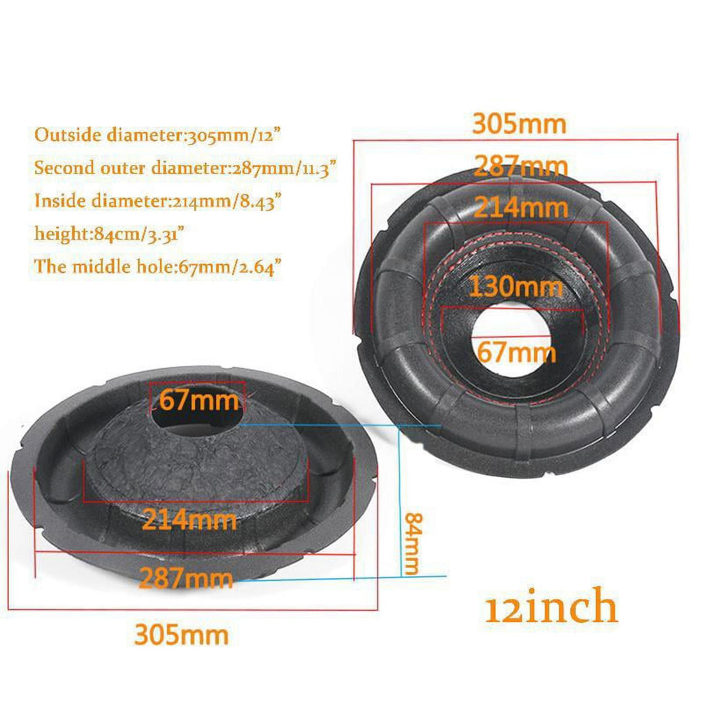 DOYOUNG Powerful Audio Speaker Woofer Paper Cone 8/10/12/15 Inch Big Surround With Dust Cap Repairing Kits Easy to Install
