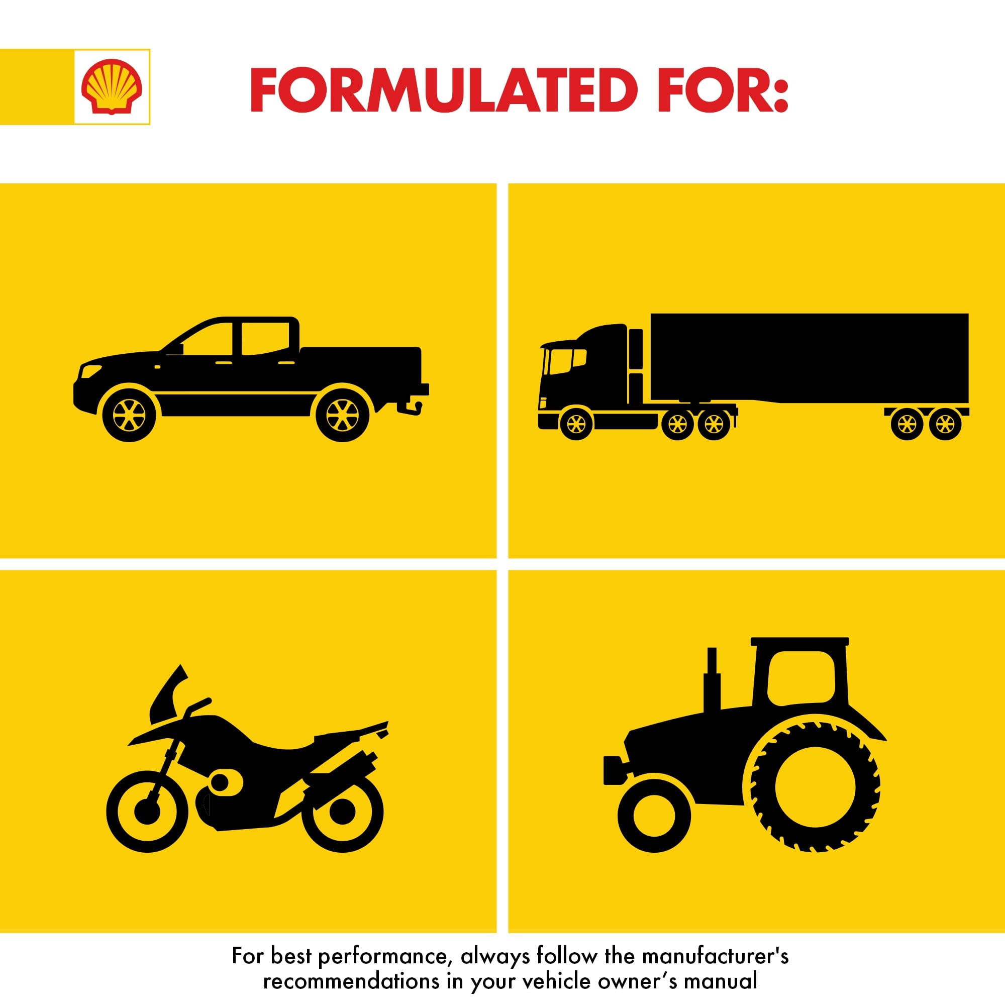 Shell Rotella T6 Full Synthetic 15W-40 Diesel Engine Motor Oil, 2.5 Gallon