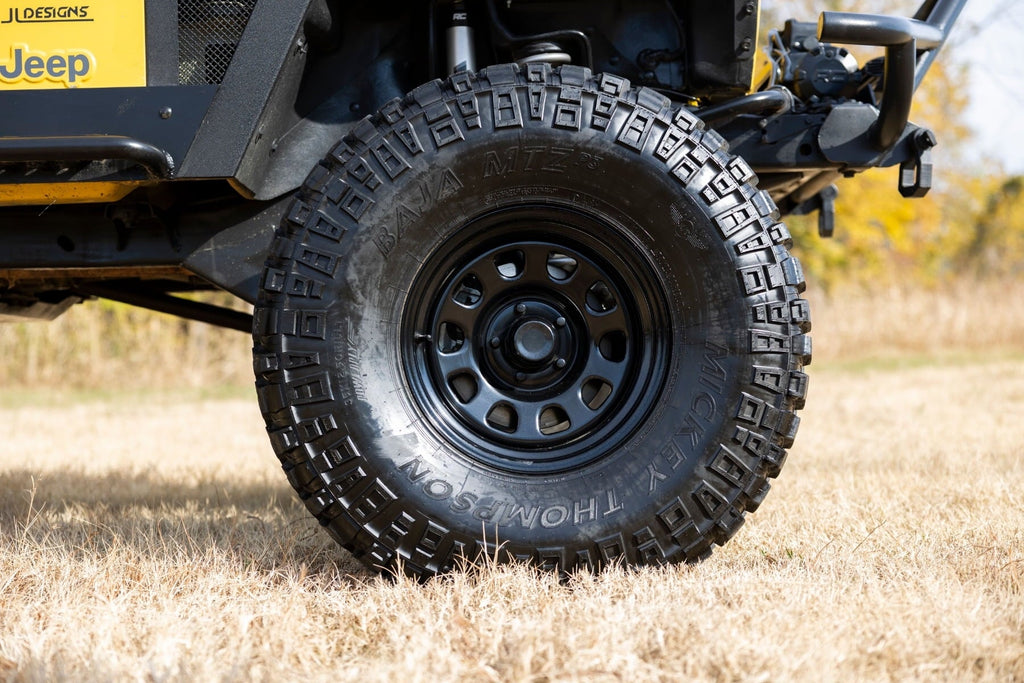 Rough Country Black Steel Wheel | 15x8 | 5x4.5 | -19mm  - RC158545