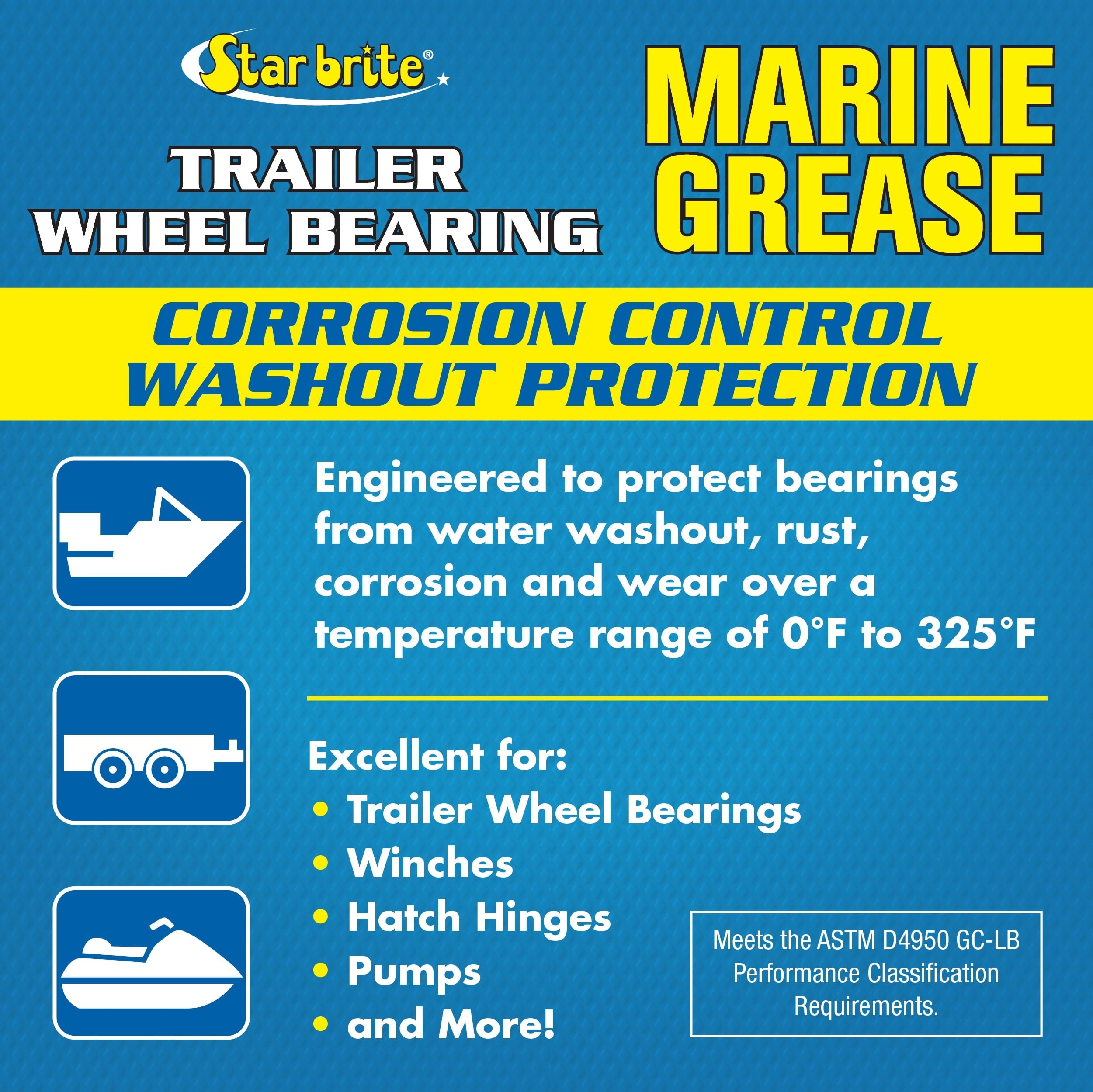 STAR BRITE Wheel Bearing Grease - 14 OZ