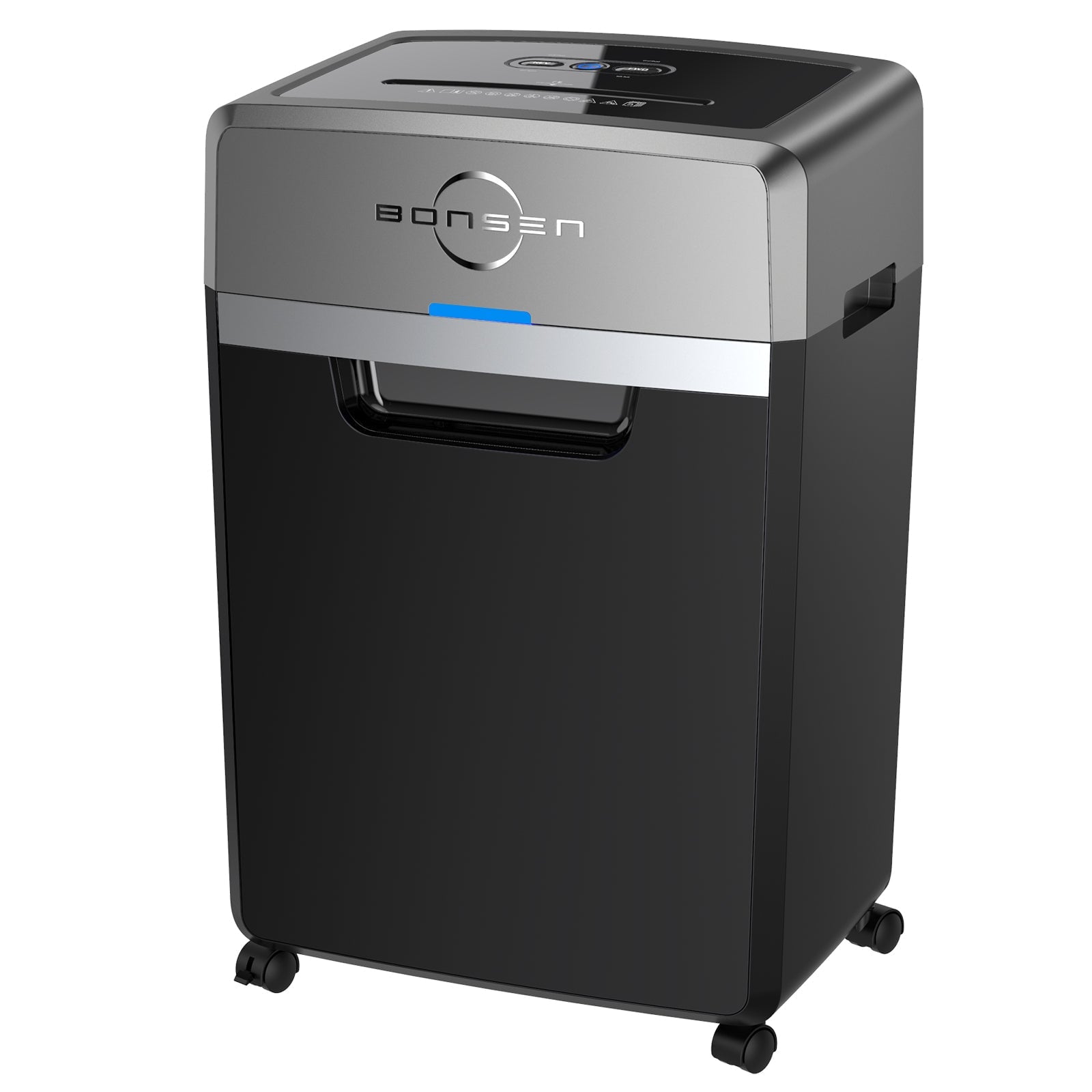 Bonsen 24 Sheet Heavy Duty Cross Cut Shredder for Office | Commercial Shredder with 9 Gallons Bin