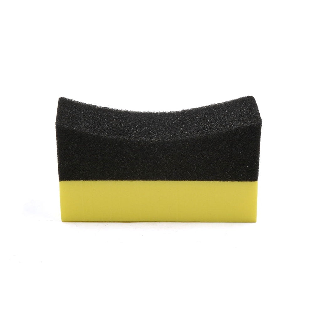 Waxing Polishing Sponge Pads Tyre Clean Brush 2 Pcs U-Shape Tire for Auto Car