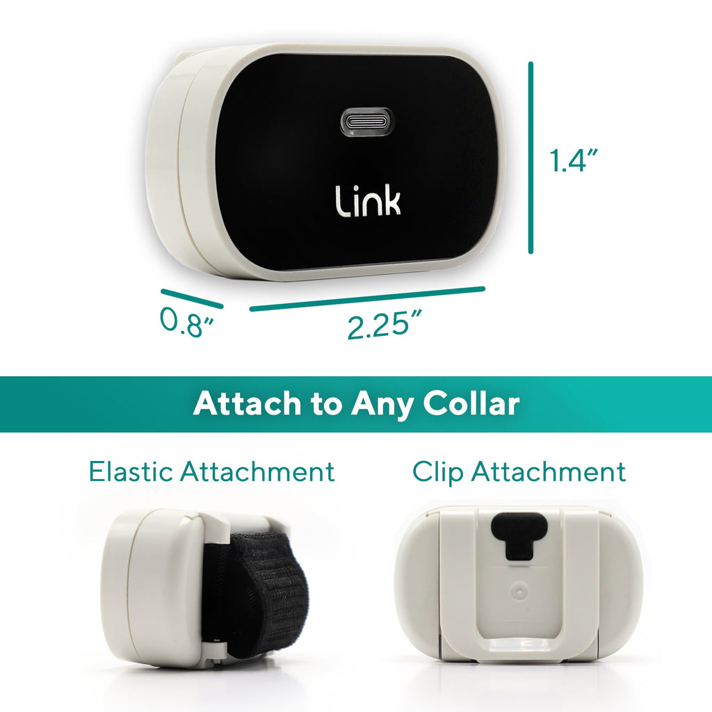 Link My Pet GPS Dog Tracker & Activity Monitor with Training Tools, Fits Any Collar