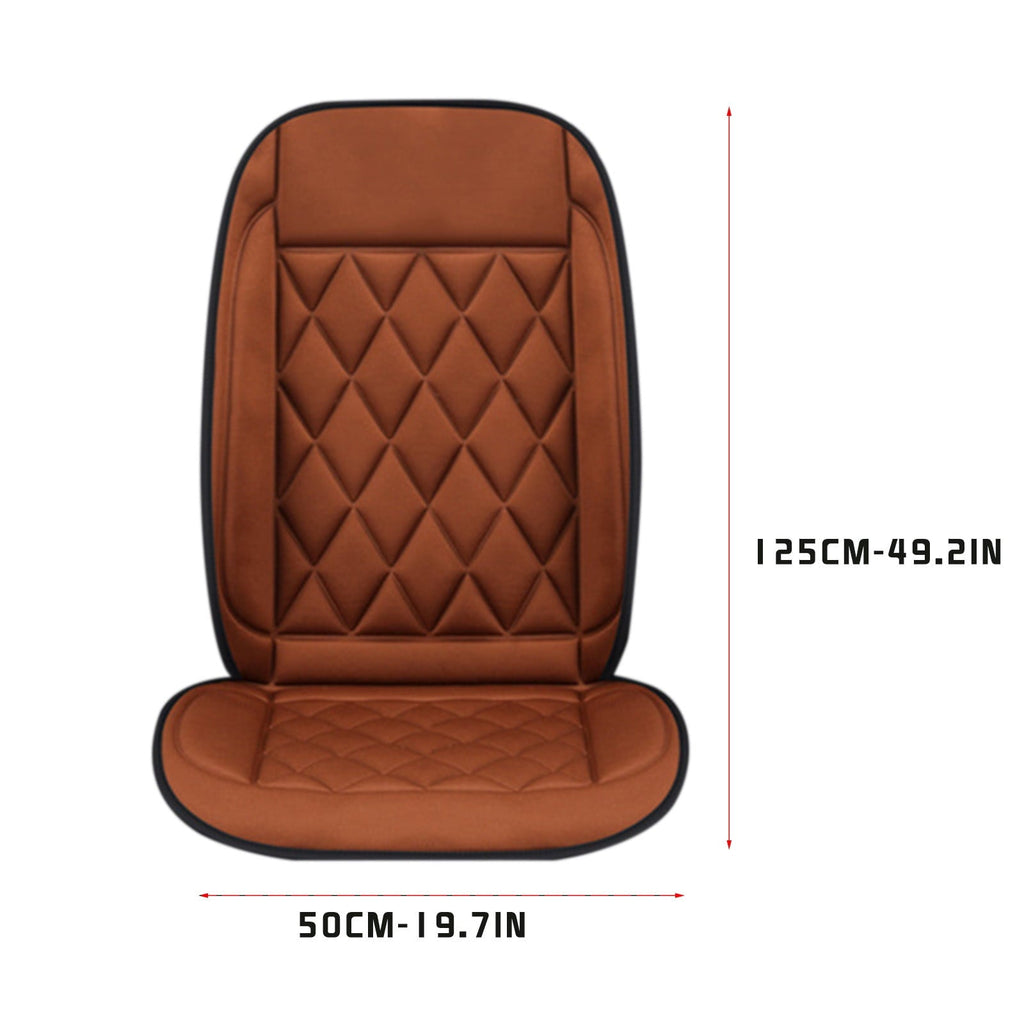 EQWLJWE Car Heating Seat Cushion Chair Cushion Auto Seat Cushion for Full Back and Seat, Comfort Seat Car Cushion Front Chair Pad, Seat Cushion for Car Seat Clearance