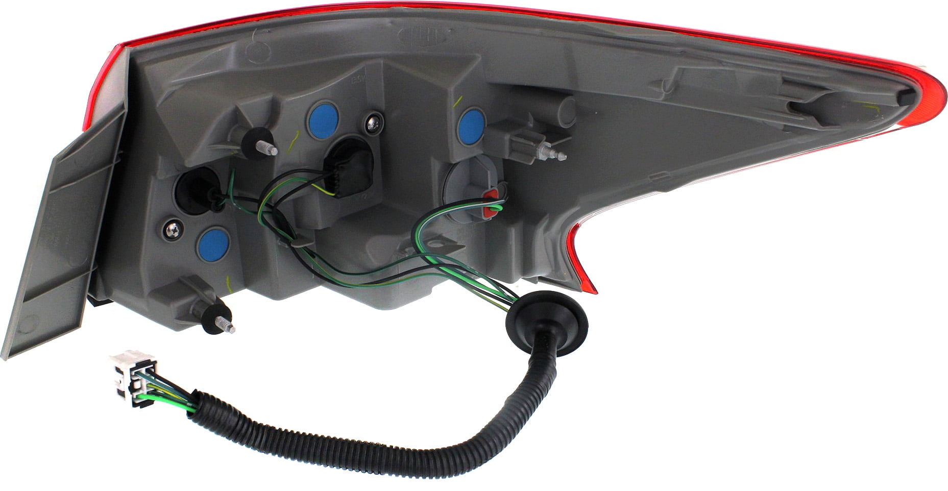 Tail Light Compatible With 2013-2015 Nissan Sentra Left Driver Side, Outer With bulb(s)