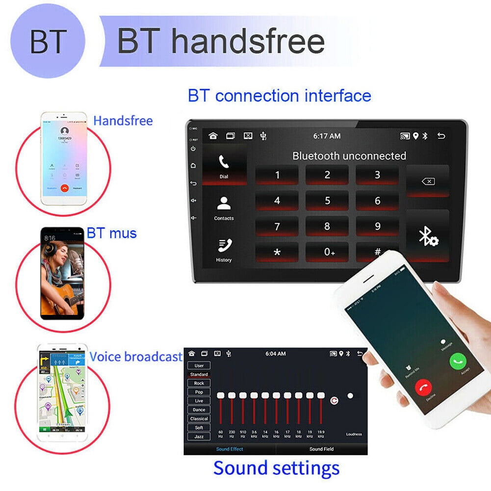 Car Radio Stereo for Toyota Camry 2000-2006, 9" Touchscreen Android 11 Support Carplay Android Auto/Navigation/Bluetooth/Radio/Video/Mirror Link/Steering Wheel Control/Camera/2G+32G,Black