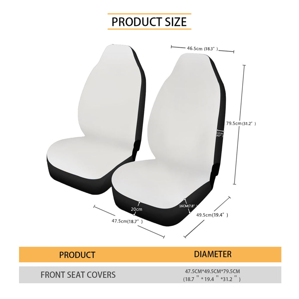 Bivenant Store 2Pcs Sunflower Styling Universal Car Seat Covers Set Waterproof Car Seat Protector Cushions Front Car Seat Covers Car Accessories Four Seasons Fit for Auto Truck Van