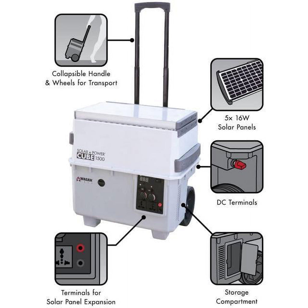 Wagan Corp Solar E Portable Power Cube