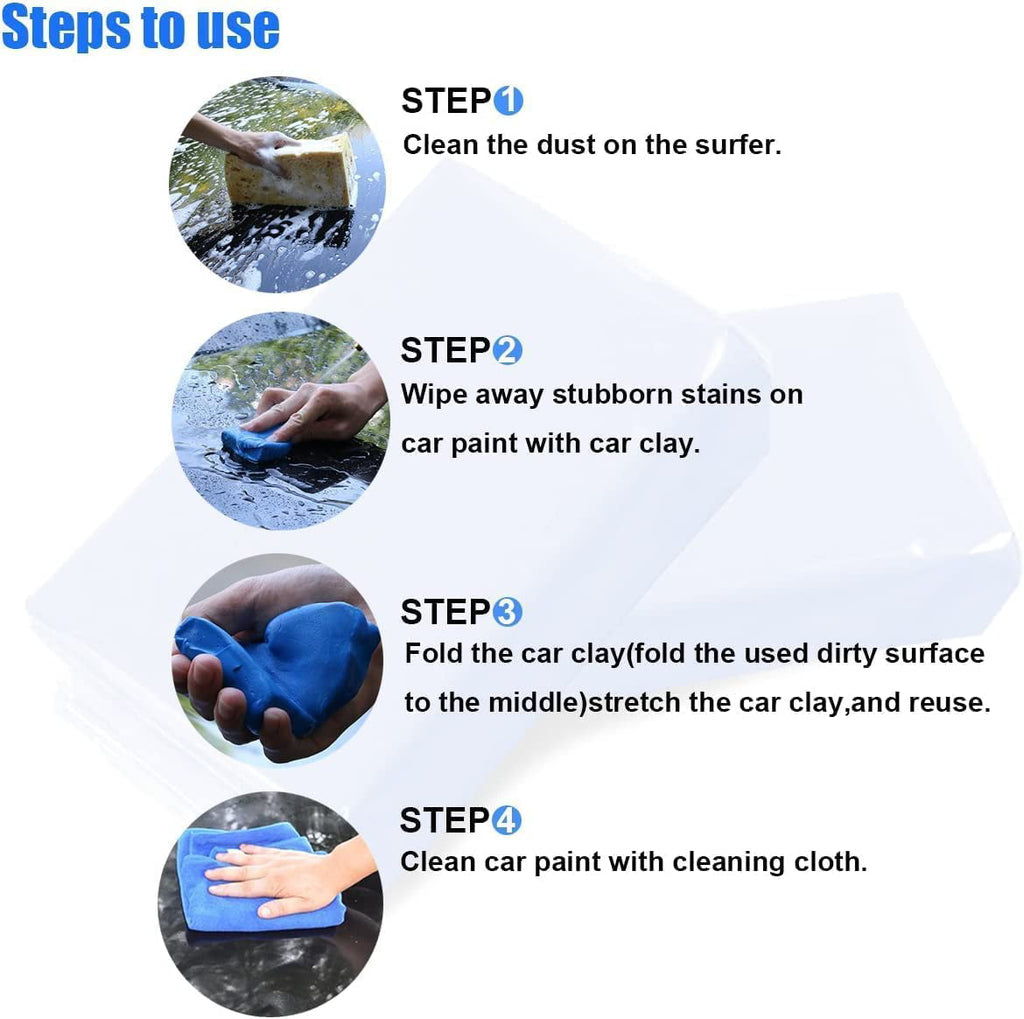 8 Pack 800g Car Clay Bar Auto Detailing Magic Clay Bar Cleaner for Car Wash Car Detailing Clean