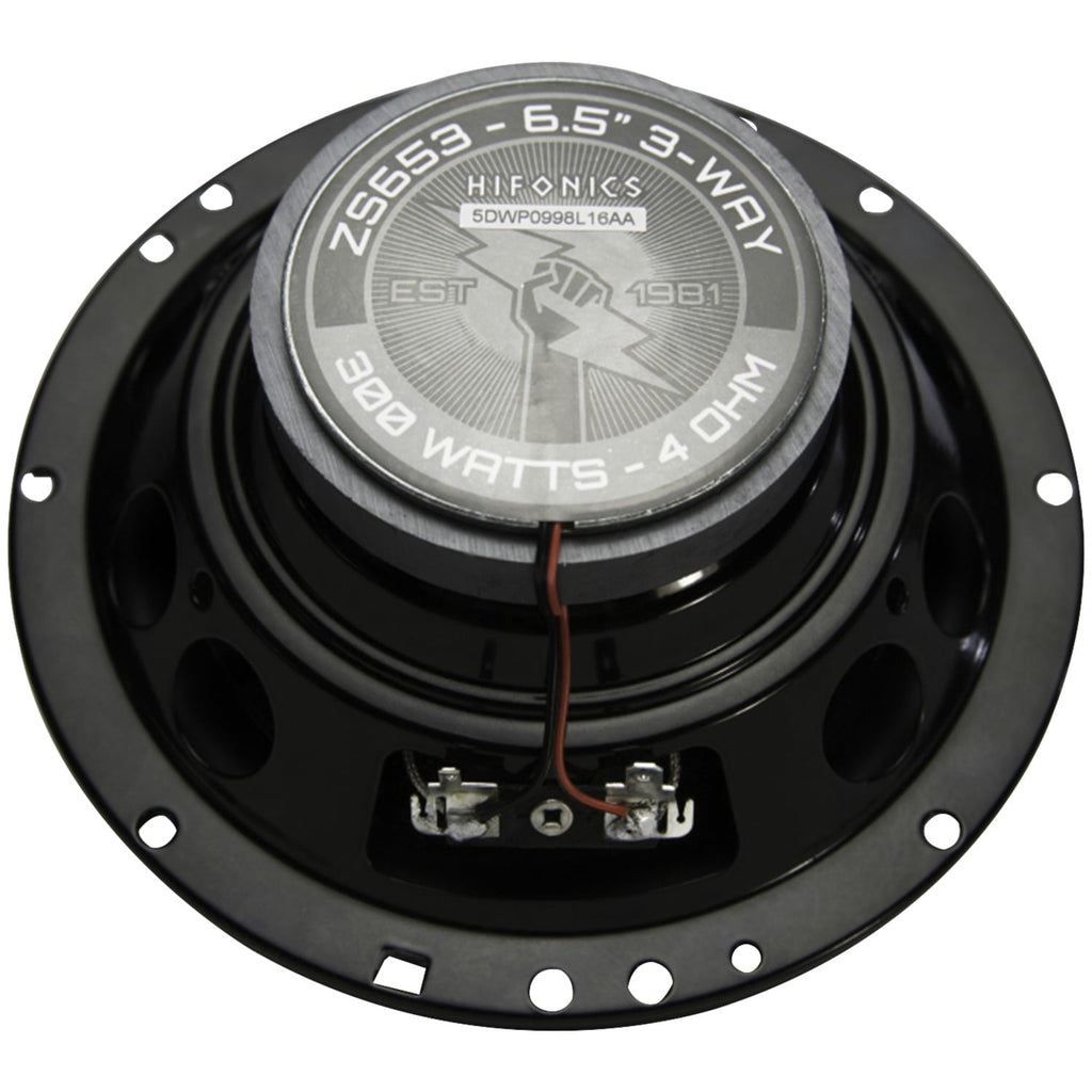 Hifonics® Zs653 Zeus Series Coaxial 4ohm Speakers (6.5", 3 Way, 300 Watts Max)