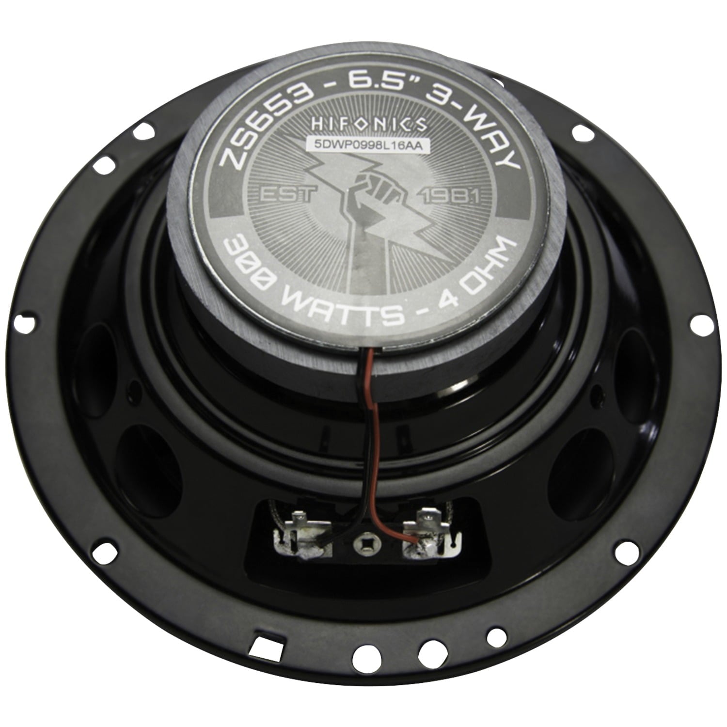Hifonics® Zs653 Zeus Series Coaxial 4ohm Speakers (6.5", 3 Way, 300 Watts Max)