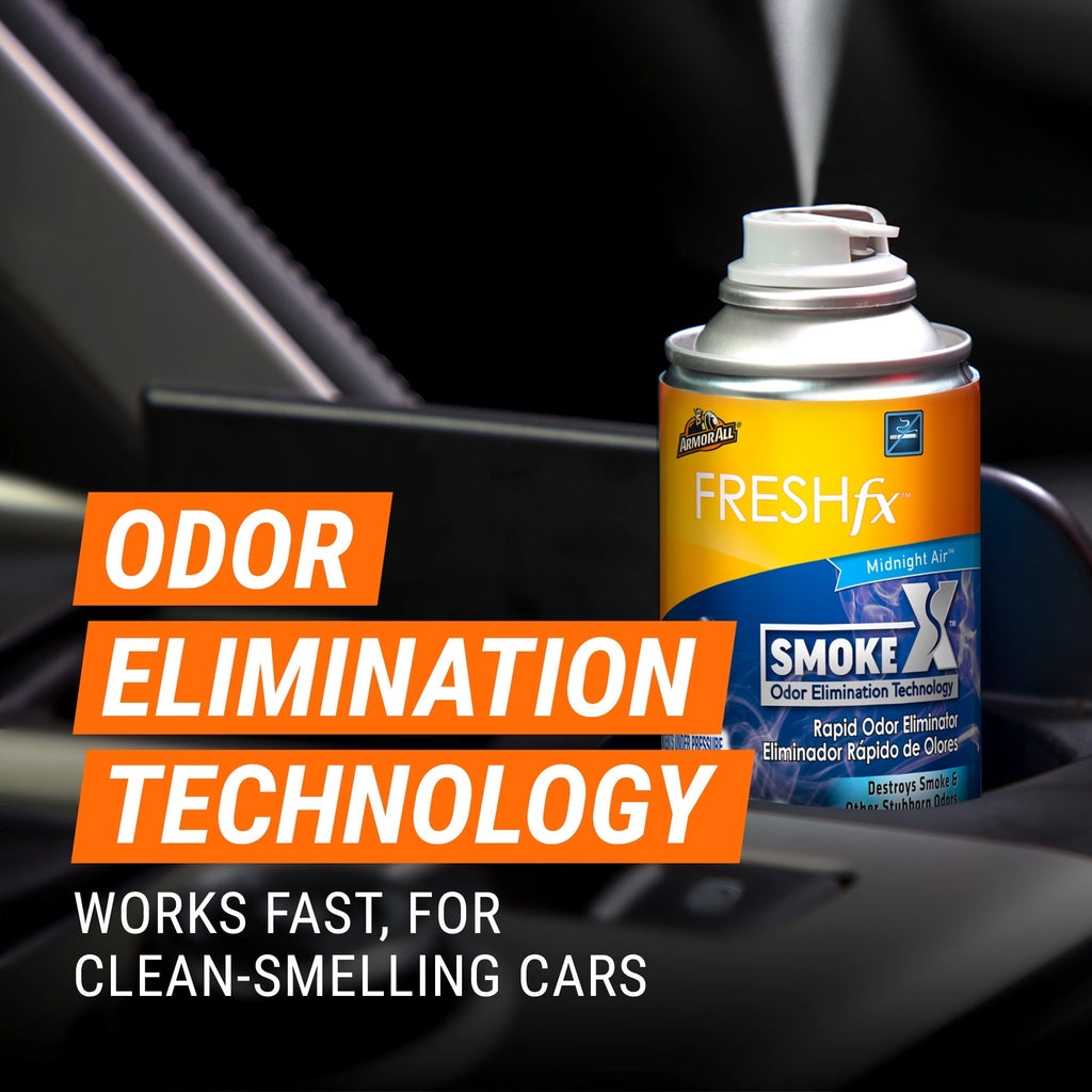 Armor All FRESH Fx Smoke X Rapid Auto Odor Eliminator – Midnight Air Scent (2 Ounces)