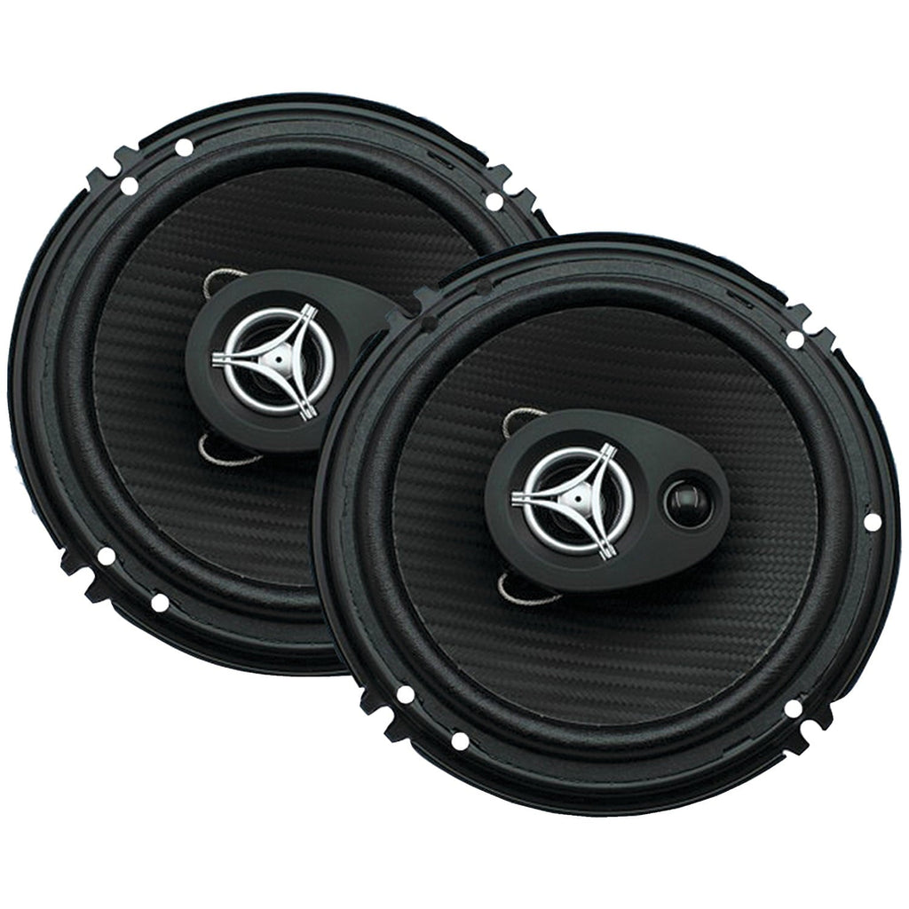 Power Acoustik POWEF653 Edge Series Coaxial Speakers 6.5" 3 Way 400 Watts Max